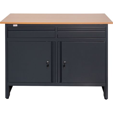 Werkbank SMOLENSK anthrazit 120 cm (1/2)