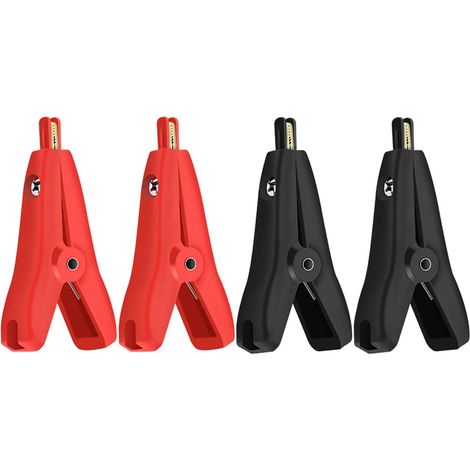4 Pièces Pinces crocodiles, pince de test LCR Kelvin (1/5)