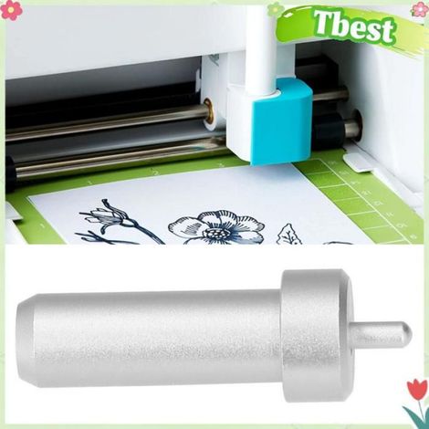 Lame À Pointe Fine - Support Pour Lames De Traceur - Angles 30° 45° 60° - Pour Découpe Vinyle Et Matériaux Épais - Lot De 3 Lames + 1 Support (1/4)