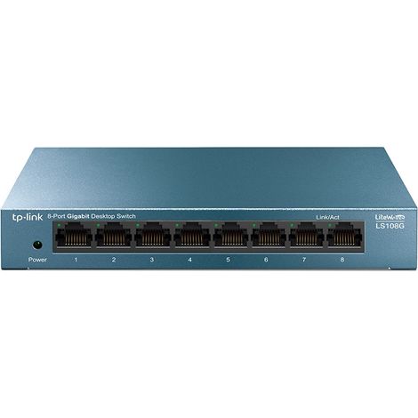 Commutateur réseau de bureau TP-Link à 8 ports 10/100/1000 Mbps
