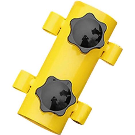 Support de poteau d'auvent réglable, adapté à une utilisation en extérieur, poteaux de tente en acier durable (1/5)