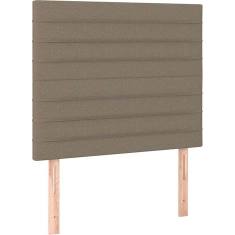 Maison Exclusive - Cabecero de cama gris topo 90x5x118/128 cm Tel (1/5)