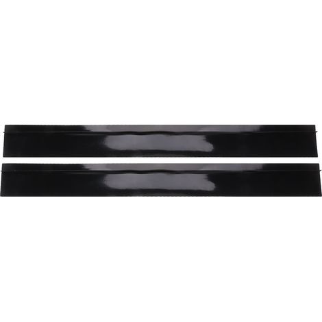 Lot de 2 bandes d’étanchéité en silicone pour cuisine – Noir – Bande en T anti-graisse – 21 pouces (53,3 cm) (1/5)