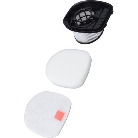 Filtre avec 2 foams pour aspirateur balai sans fil - Compatible Shark IZ162H, IZ362H, IZ363HT, IZ440H, IZ462H, IZ483H - Haute efficacité filtration - ABS & HEPA (1/5)
