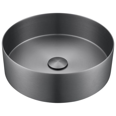 FugaFlow Eccelente Ferro Vasque - 36x36x11cm - Inox - Gunmetal