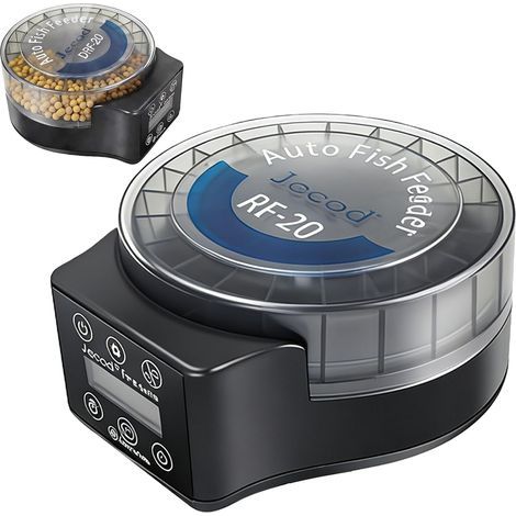 Automatischer Aquarienfutterspender, automatischer Fischfutterspender mit Timer, 140 ml, 6 Modi, automatischer Aquarienfutterspender mit Kabel (1/5)