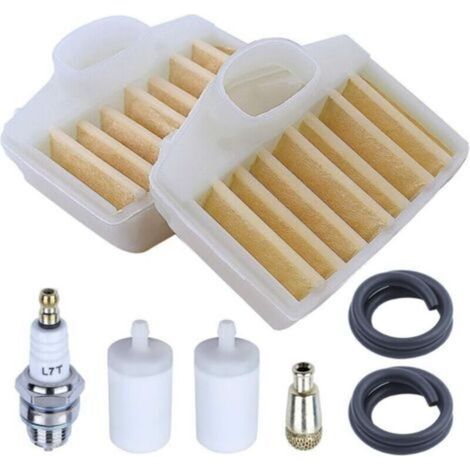 Filtre à air pour Husqvarna 362 365 371 372 372XP avec Filtre à Carburant Ligne d'huile Pièces de Rechange pour 503814502 Mise au Point Kit (1/4)