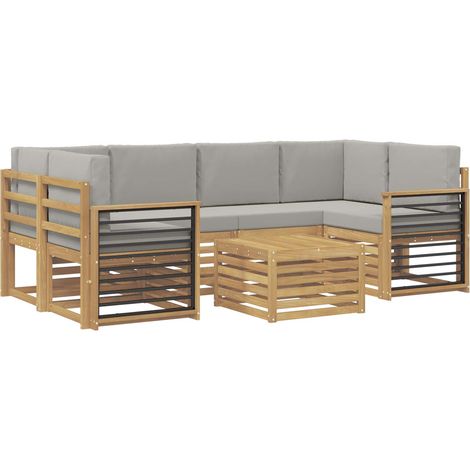 Sofa Sets Solid Acacia Wood vidaXL (1/5)