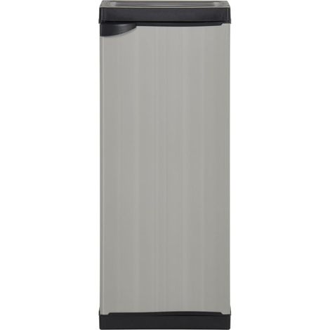 Armoire de rangement de jardin 1 étagère Gris/noir 35x40x85 cm (1/5)