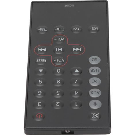 Neue und langlebige Ersatzfernbedienung RC30F für C2XB- und C6XD-Audiosysteme (1/5)