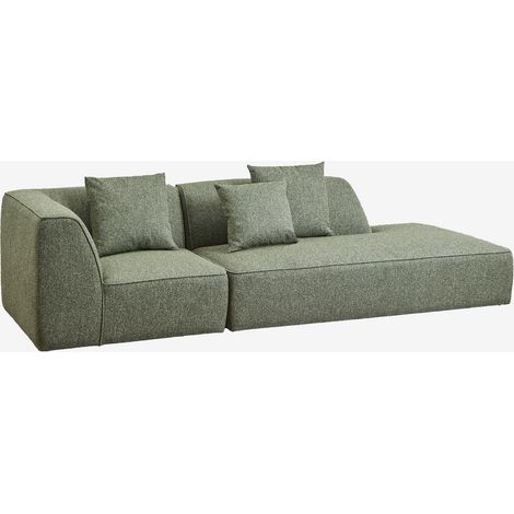 Sofá modular esquinero de 2 piezas con diván derecho tapizado Cardea SKLUM       