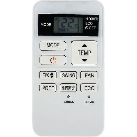 Kompatibler Ersatz-Klimaanlagenregler für Toshiba RAS-07BKV-E und RAS-077SKV-E6 (1/5)