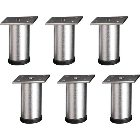 Lot de 6 rehausseurs de lit modernes en alliage d'aluminium avec système de contrôle de la hauteur (1/5)