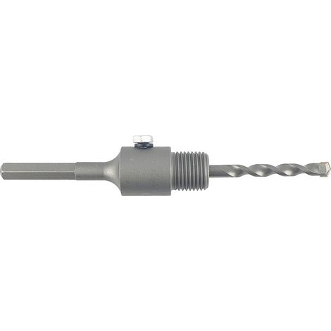 Projahn Aufnahmeschaft 6-kant SW 11 L 110 mm inklusive Zentrierbohrer 8x110 mm - M22 (1/2)
