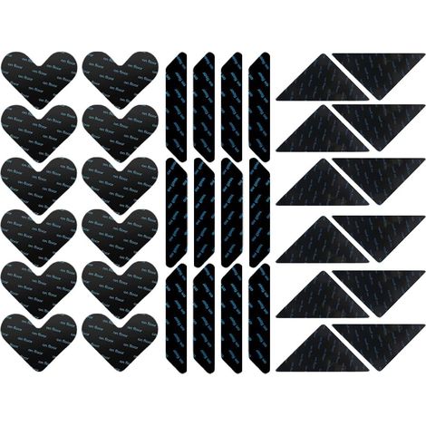 36 almohadillas antideslizantes reutilizables y lavables para alfombras, ideales para la cocina, el salón y el baño.
