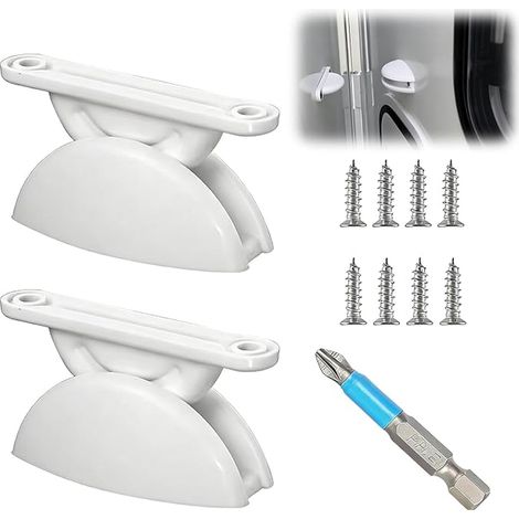 Plastic Caravan Door Block Door Stop for Cargo Trailer Rv Boats Outdoor Camping Car Door Block Caravan Door Retainer (1/5)