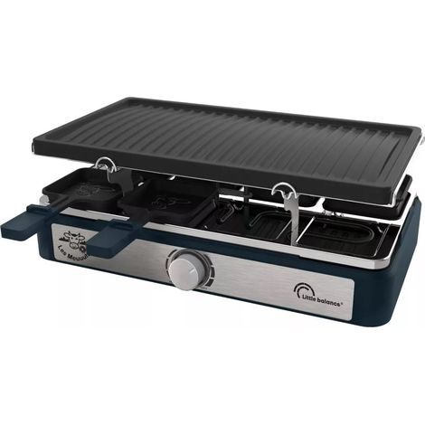 Parrilla raclette para 8 personas, 1400 W - 8750 - Little Balance -