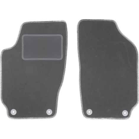 Tappetini anteriori per auto: Skoda Fabia I hatchback, berlina, station wagon (1999-2007) grafite