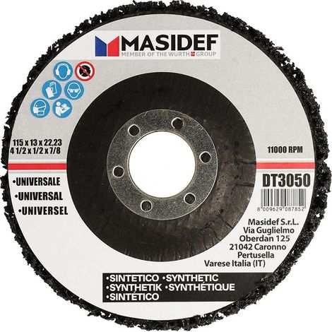 Disco per pulizia sintetico 115X13MM universale