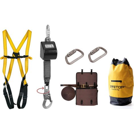 Kit horizontal plus 2, 80071B, 80266-20, 2x80120, 80230-N y 80122 SAFETOP