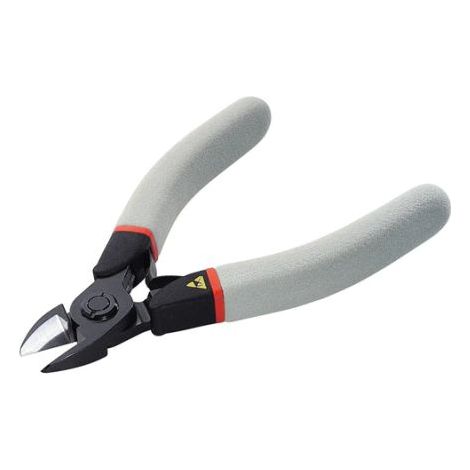 Facom – Pince coupante latérale 130 mm – ESD pour protection composants électroniques – Coupe nette et sécurisée – Modèle 405.12E (1/5)
