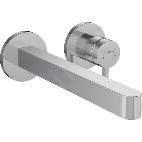 Hansgrohe Finoris - Mitigeur de lavabo encastré, installation 2 trous, EcoSmart, chrome 76050000 (1/5)