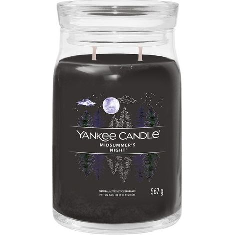 Yankee Candle 1629968E candela di cera Cilindro Muschio, Patchouli Nero 1 pz (1/4)