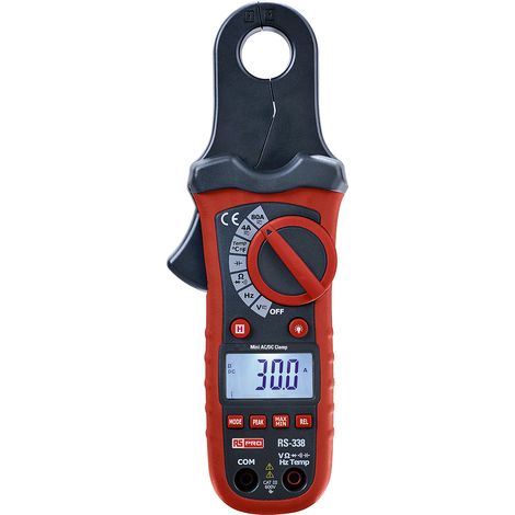Pince multimètre RS PRO, 80A c.c., 80A c.a. ( Prix pour 1 )