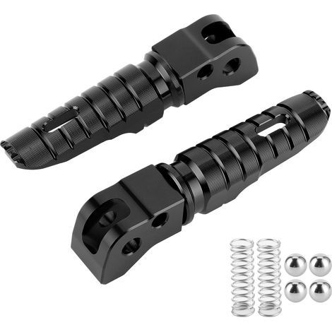 Paire de repose-pieds arrière en alliage d'aluminium pour moto, accessoire de personnalisation compatible 125/250/300 RC200/390 2014+, noir (1/5)