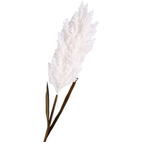 Fleurs artificielles séchées de sauge artificielles, style maison rurale, composition florale réaliste (blanc) (1/5)
