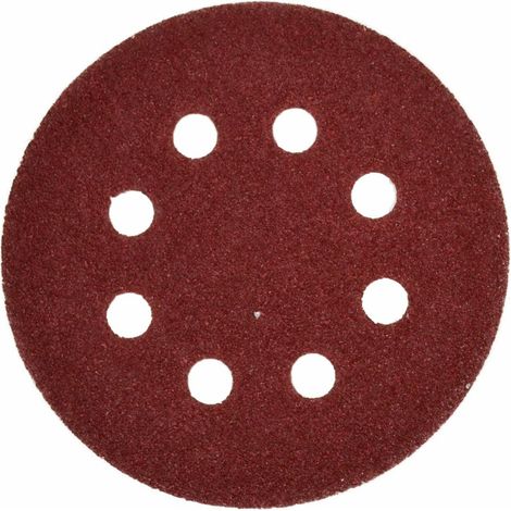 AWTOOLS, Kit de 5 discos abrasivos con orificio de 80, herramienta de lijado, ideal para metal, madera y plásticos, para desbaste y trabajos de restauración, mantenimiento industrial, color gris