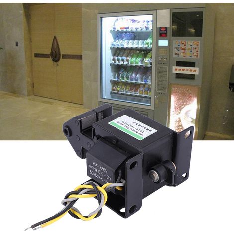 Électroaimant de traction à poussée-traction MQ8(SA)-3702 AC, 220 V CA, 49 N, course 20 mm (1/5)