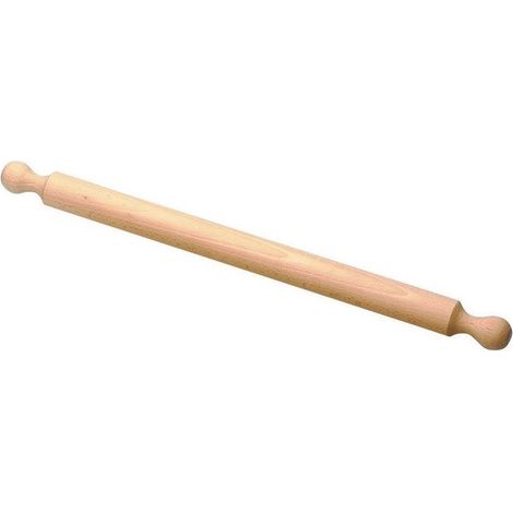 Mattarello in legno di faggio naturale cm 50 diametro cm 4