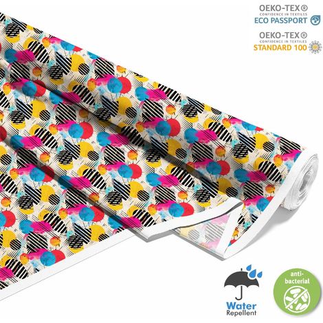 TESSUTI DECORATIVI PER ESTERNI OXFORD - Motivo geometrico I DX3395 (1/5)