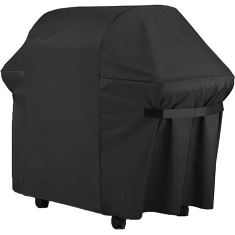 Grillabdeckung, wasserdichte Grillabdeckung, Grillschutzhülle mit Tasche und verstellbarem Kordelzug, staubdicht, UV-beständig und langlebig (152 x 122 x 76 cm) (1/4)