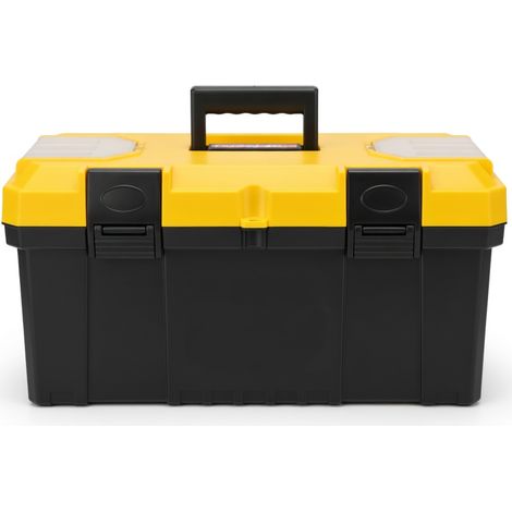 Caja de herramientas doble capa reforzada 20 pulgadas, roja (1/5)