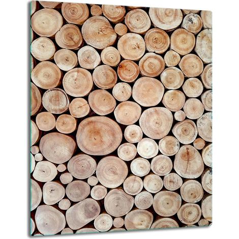 Plateau de table en panneau de verre 40x52 en bois (1/5)