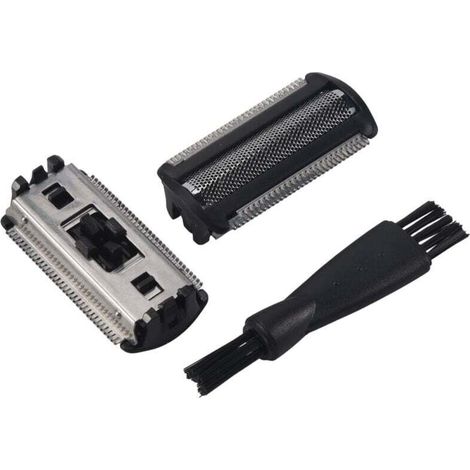 2 Pièces Tête de Rechange pour Tondeuse à Barbe Corps Lames de Rasoir Compatibles Modèles