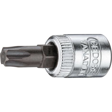 Douille tournevis pour vis TX femelle, Courte, T27, Taille 4,99 mm, 1/4" 6,3 mm, Douille tournevis, Outil, ITX 20 T27 (1/2)
