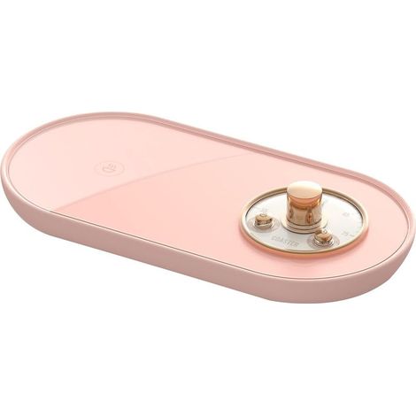 Tasses Chauffe-Réchauffeur USB Smart Thermostatique Coaster 55 ℃ Chauffage Tapis de Tasse Coaster Café/Lait/Thé Chauffe(Rose) (1/5)