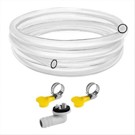 Tuyau d'évacuation de climatiseur de 3 m (10 pi) avec raccord de tuyau d'évacuation de climatiseur de 3/5 po (1/5)