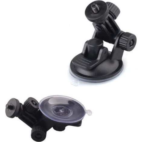 Support de caméra voiture - - Kit voiture - Ventouse pare-brise - Chargeur mini USB - Compatible GoPro (1/3)