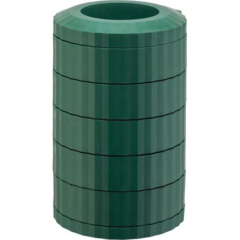 Conteneur Porte-Capsules avec 5 Étagères Rotatives, en Résine Thermoplastique, Vert (1/5)
