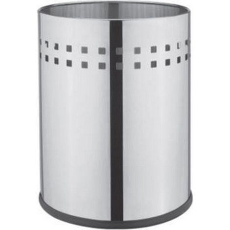 Cestino bagno 7lt aperto in acciaio inox finitura satinata KA7CA kamalu