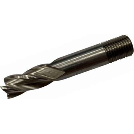 Fraise en bout RS PRO Acier rapide 12mm 4 cannelures 70 mm ( Prix pour 1 )