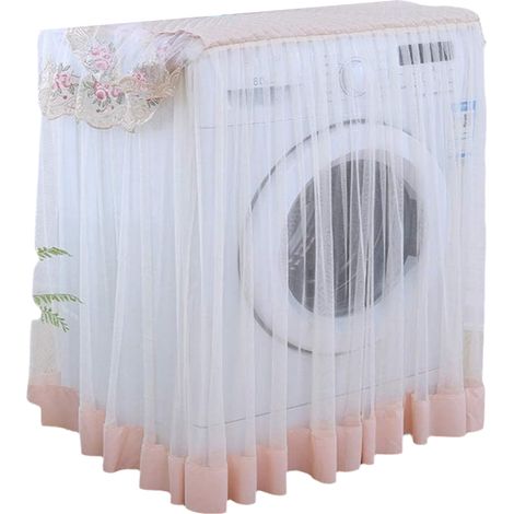 Housse Pour Machine À Laver - Top Load - Motif Fleur - Anti-Poussière - Taille Unique - 1 Pièce (1/5)