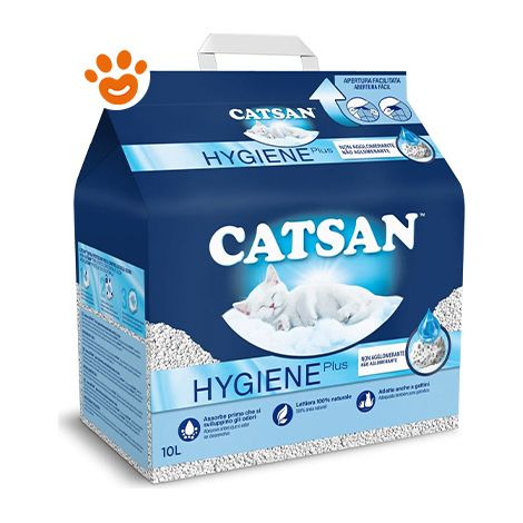 Catsan Lettiera Hygiene Plus - Confezione 10 Lt - Lettiere