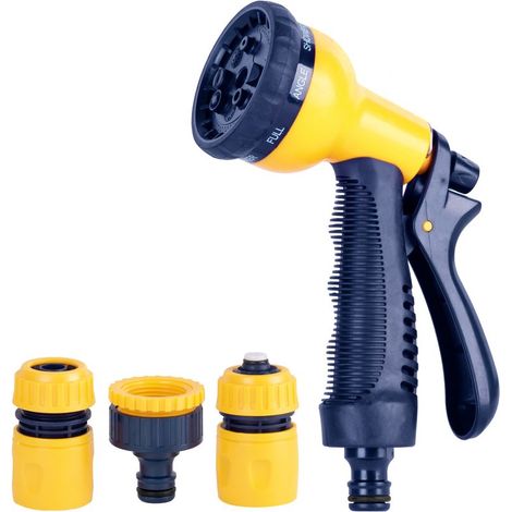 Bewässerungs-Set Strend Pro Garden TS4020, Garten, für Schlauch, 1x Pistole, 2x Kupplung, 1x Adapter