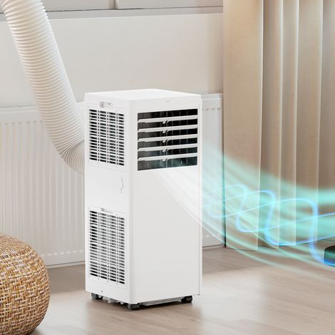 Climatiseur portable 5000 BTU. Appareil 4 en 1 : Refroidissement. Déshumidification. Ventilation. Mode veille