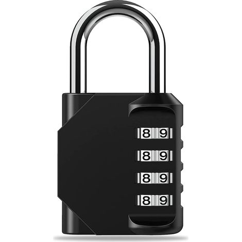 Cadenas à combinaison à 4 chiffres pour armoire, petit cadenas étanche, accessoires de voyage
